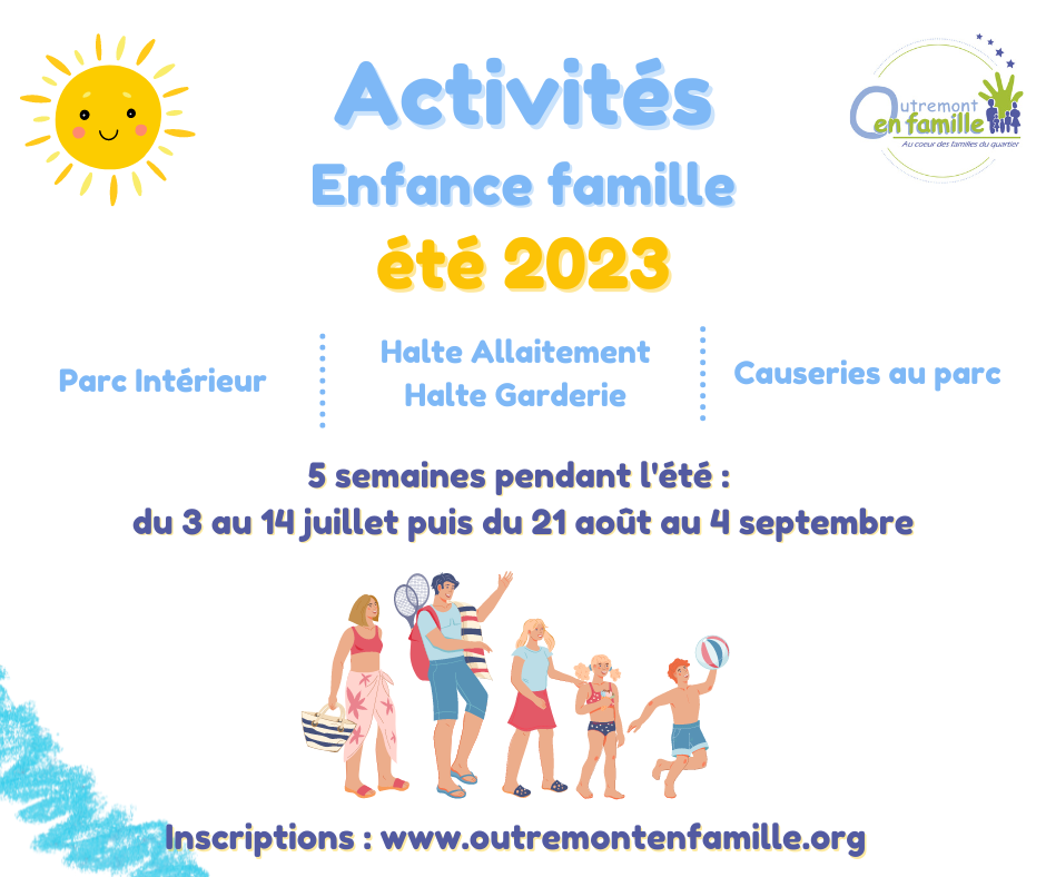 Activités enfance famille pendant l’été à Outremont