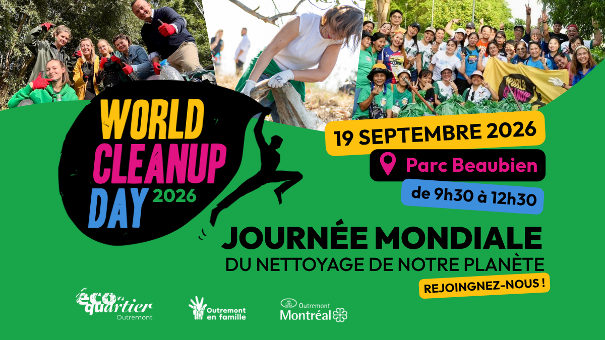 Journée Mondial du Nettoyage – World Clean Up Day – 19 Septembre 2026