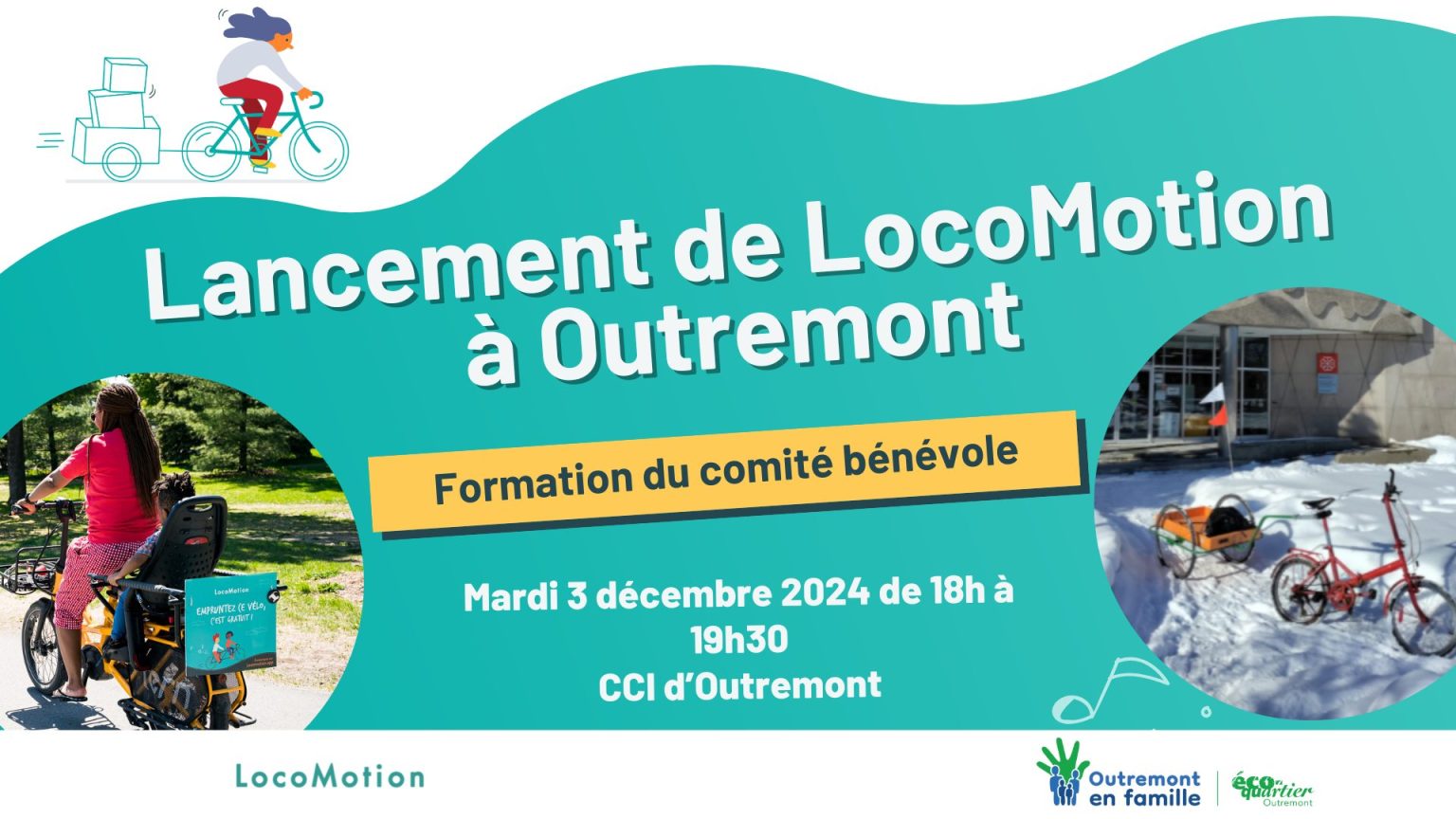 Lancement de LocoMotion à Outremont | Outremont en famille